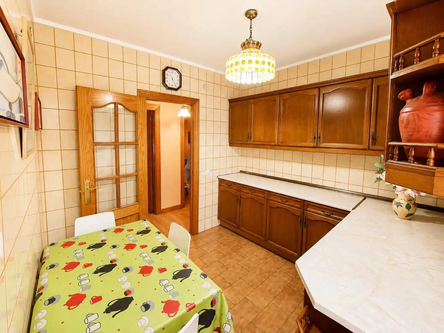 Kitchen of Flat for sale in Burlada / Burlata  with Heating