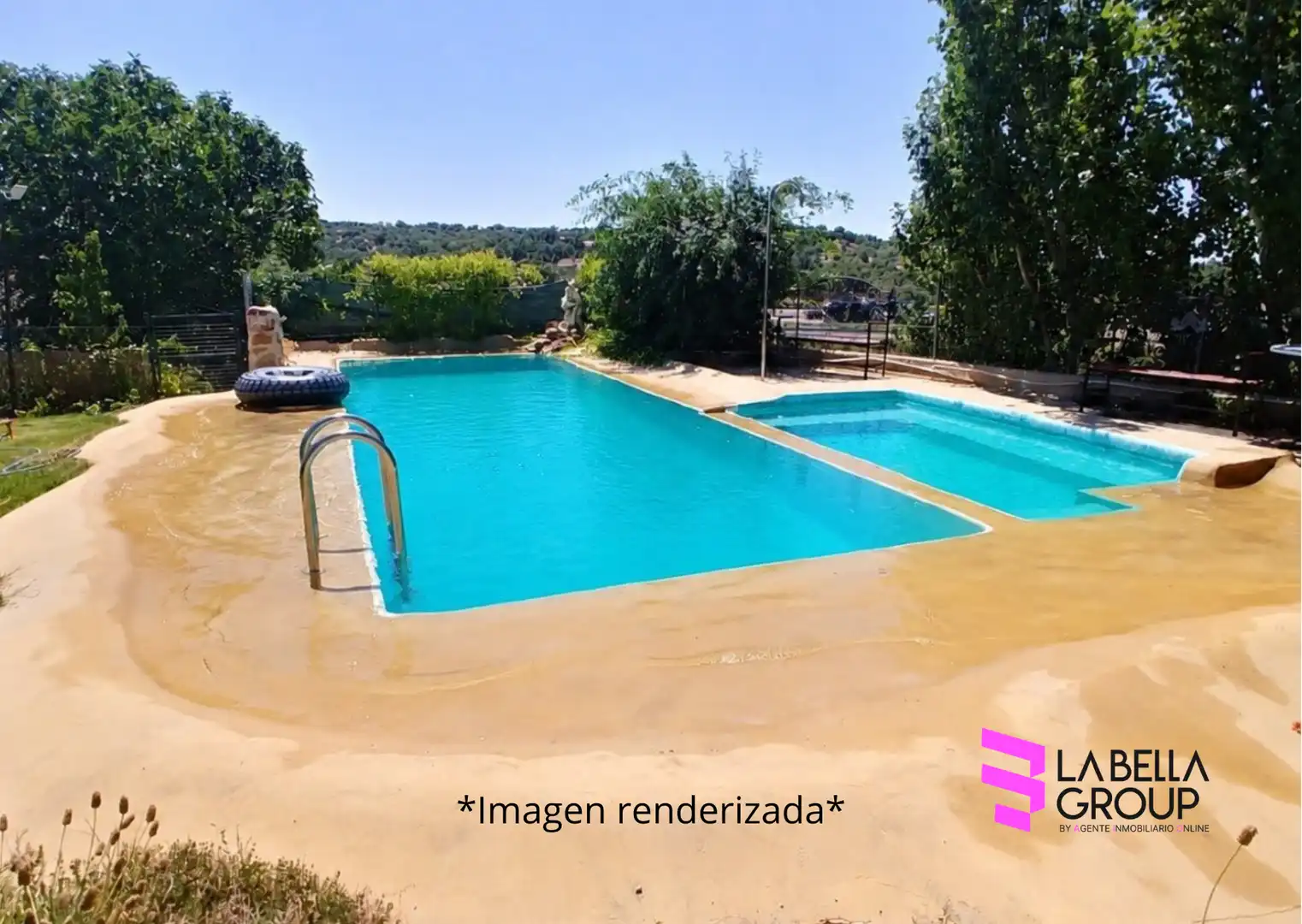 Piscina de Casa o xalet en venda en Ciudad Rodrigo amb Calefacció, Jardí privat i Terrassa