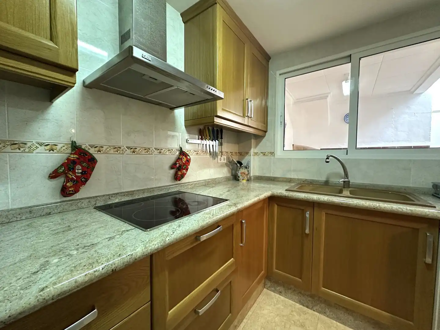Cocina de Casa adosada en venta en Albaida con Aire acondicionado y Amueblado