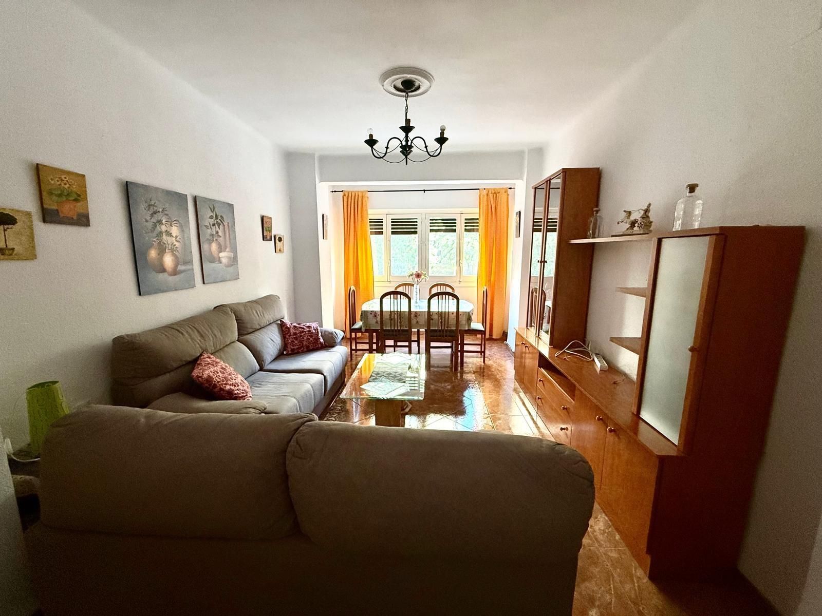 Sala d'estar de Pis en venda en Málaga Capital