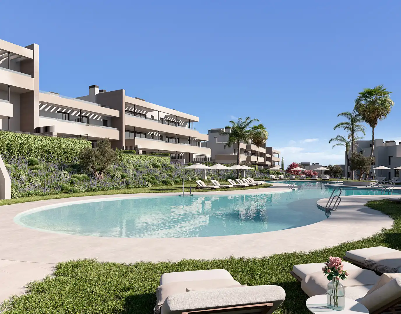 Apartament amb terrassa en venda a Casares pueblo