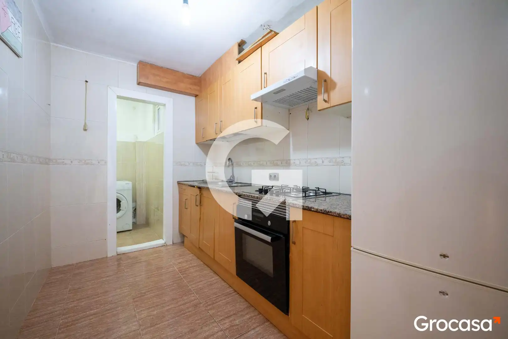 Kitchen of Flat for sale in Mataró  with Air Conditioner, Oven and TV