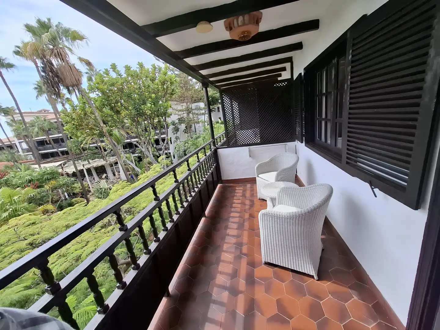 Terraza de Apartamento en venta en San Bartolomé de Tirajana con Aire acondicionado, Amueblado y Balcón