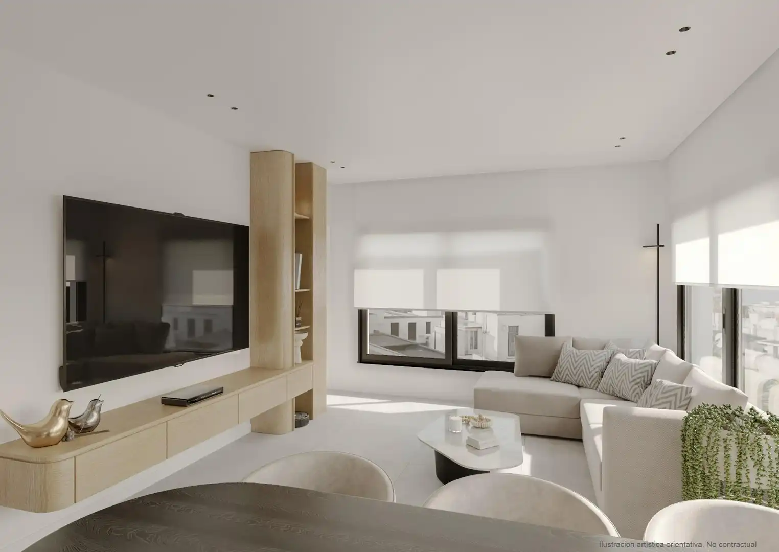 Living room of Apartments for sale in Santa Pola  with Air Conditioner, Heating and Terrace