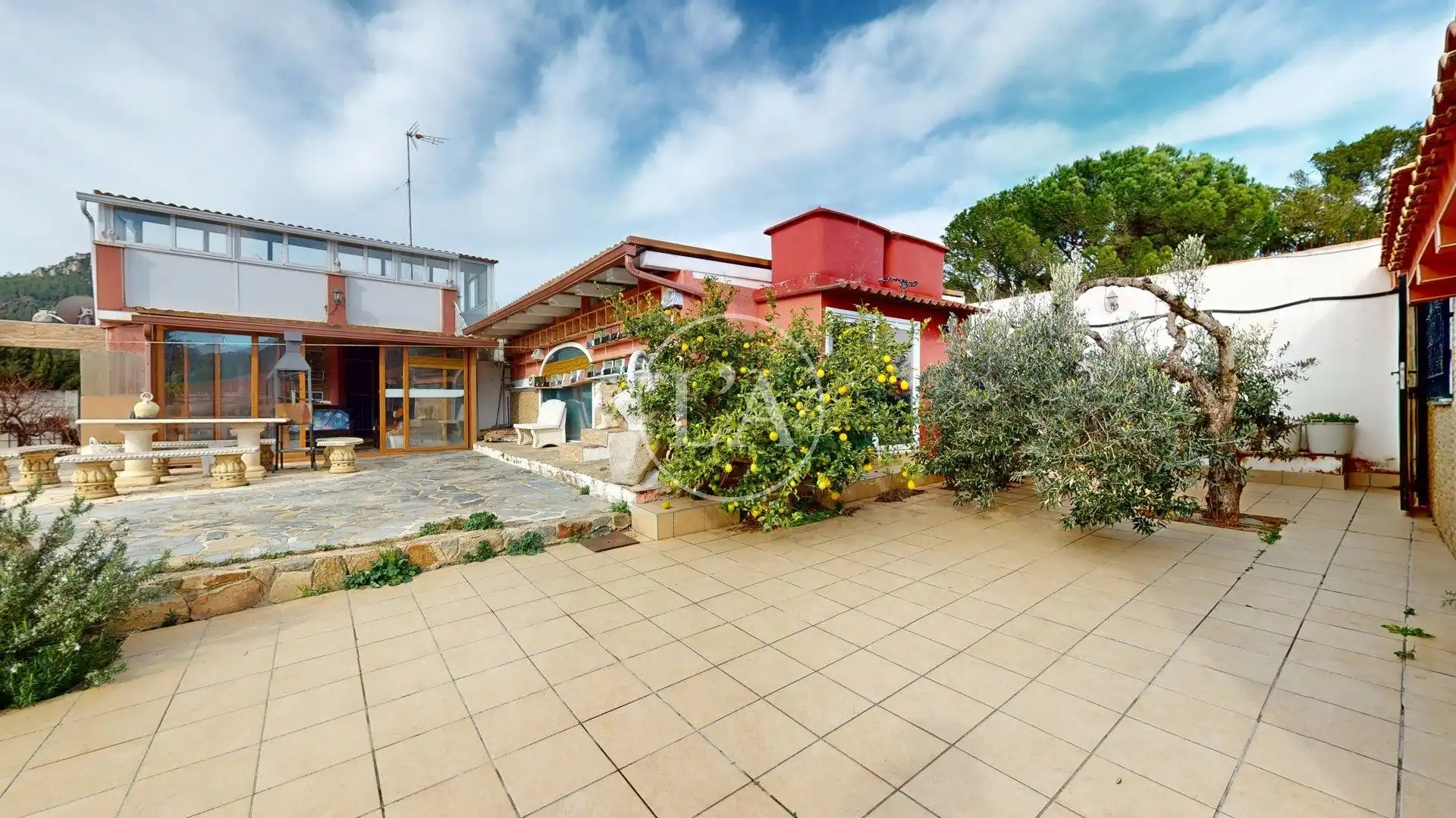 Jardí de Casa o xalet en venda en Vilanova d'Escornalbou amb Calefacció, Jardí privat i Terrassa
