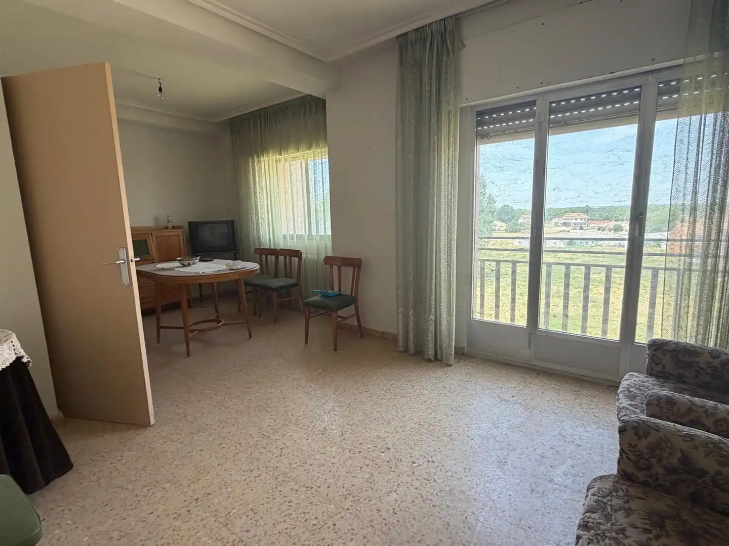 Living room of Flat for sale in Aguilafuente  with Heating