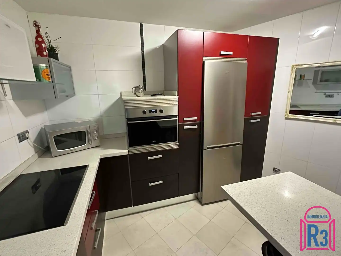 Cocina de Apartamento de alquiler en León Capital  con Calefacción y Amueblado