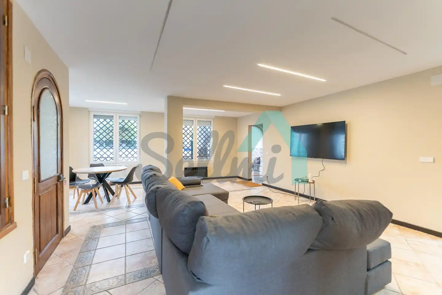 Living room of Houses for rent in Gijón   with Heating, Private garden and Terrace
