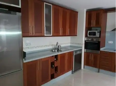 Kitchen of Flat for rent in Algeciras  with Air Conditioner and Furnished