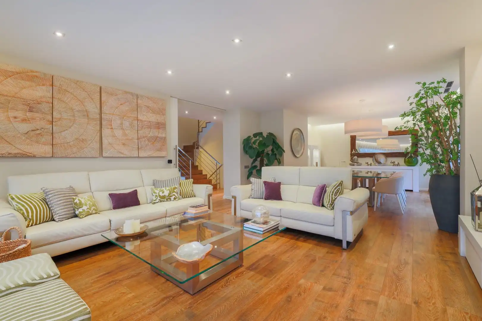 Sala de estar de Casa o chalet en venta en Vilassar de Dalt con Aire acondicionado, Calefacción y Jardín privado