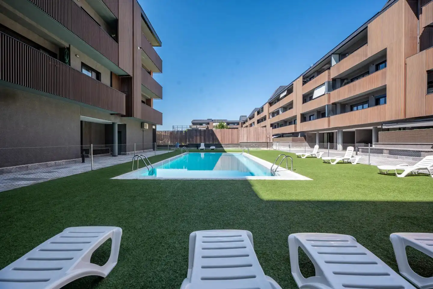Swimming pool of Flat for sale in Ávila  with Heating, Terrace and Storage room