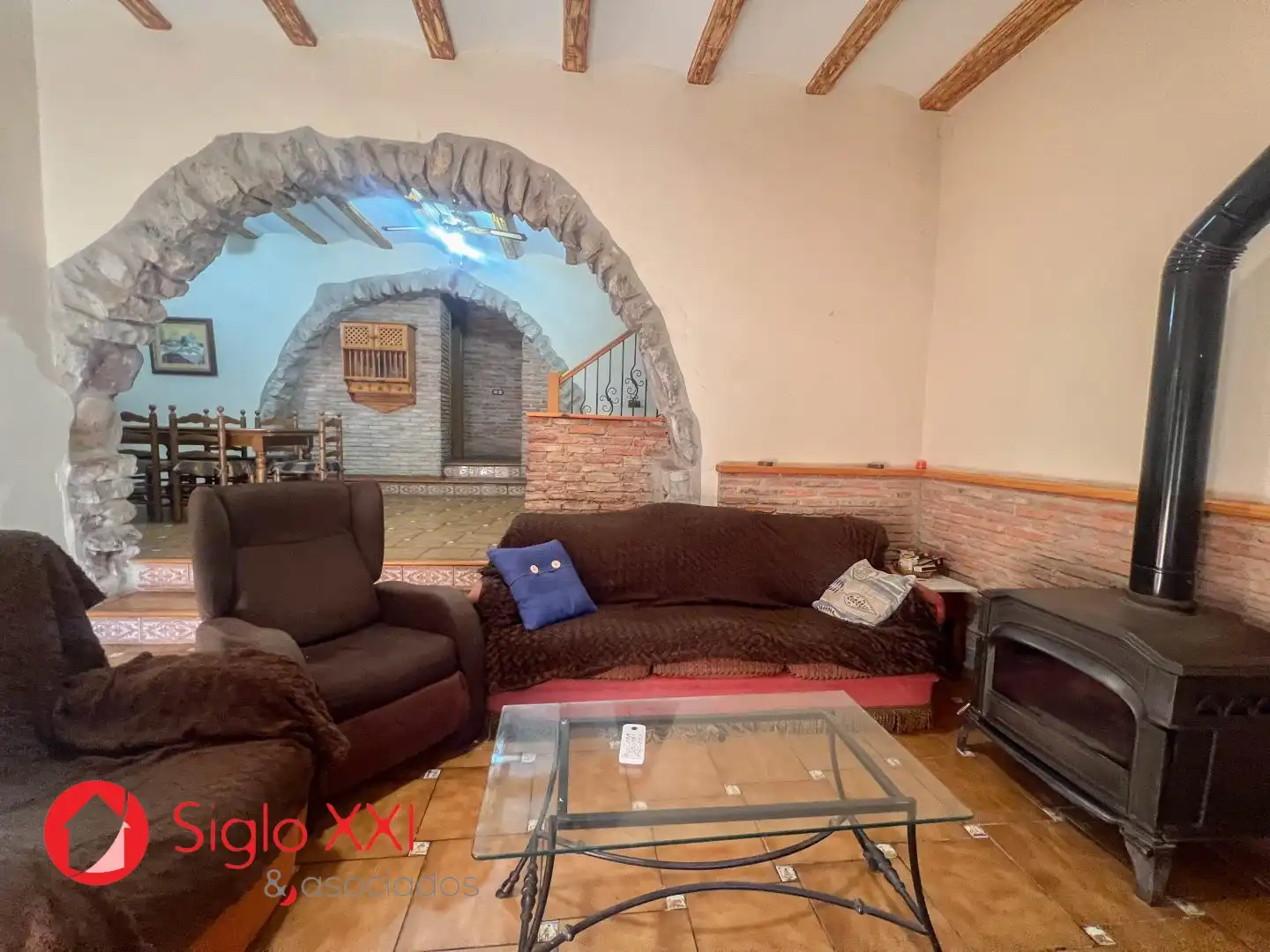 Sala d'estar de Casa o xalet en venda en Alcudia de Veo amb Calefacció, Terrassa i Traster