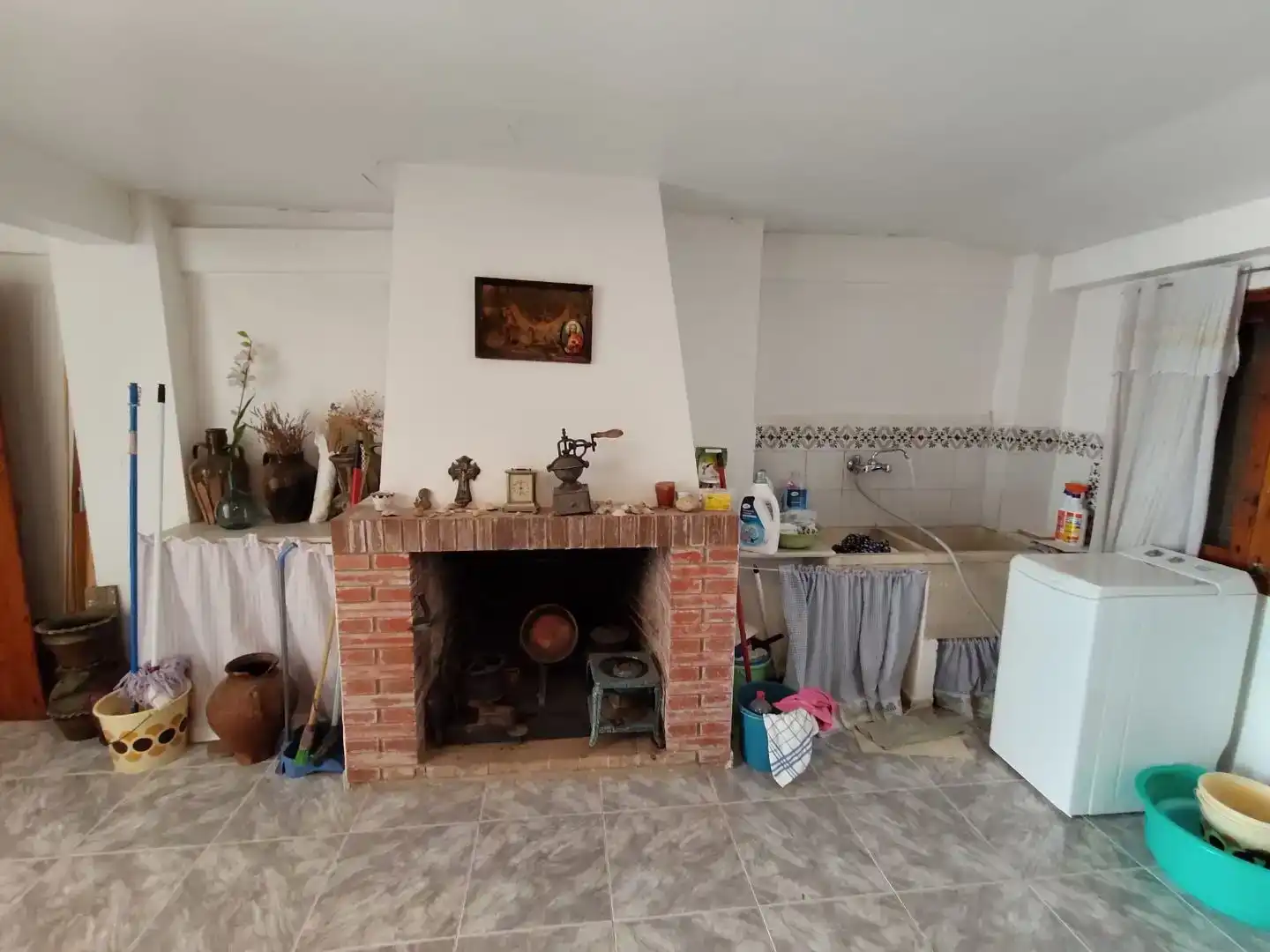 Cuina de Casa adosada en venda en Ademuz amb Balcó
