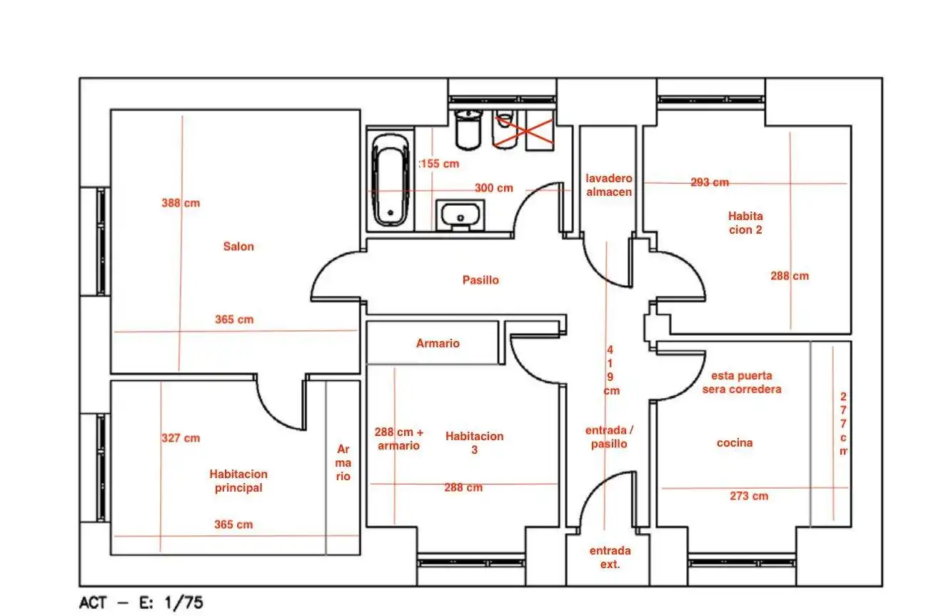 Einfamilien-Reihenhaus zum Verkauf in Castrillón mit Heizung und Terrasse