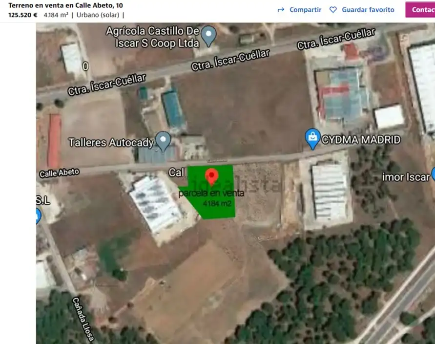 Industrial land for sale in Íscar