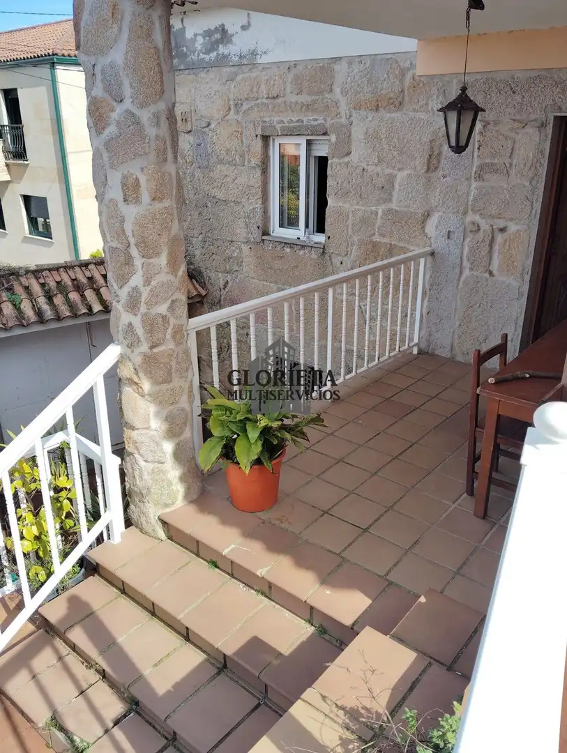 Balcony of Houses for sale in Vigo   with Heating, Parquet flooring and Terrace