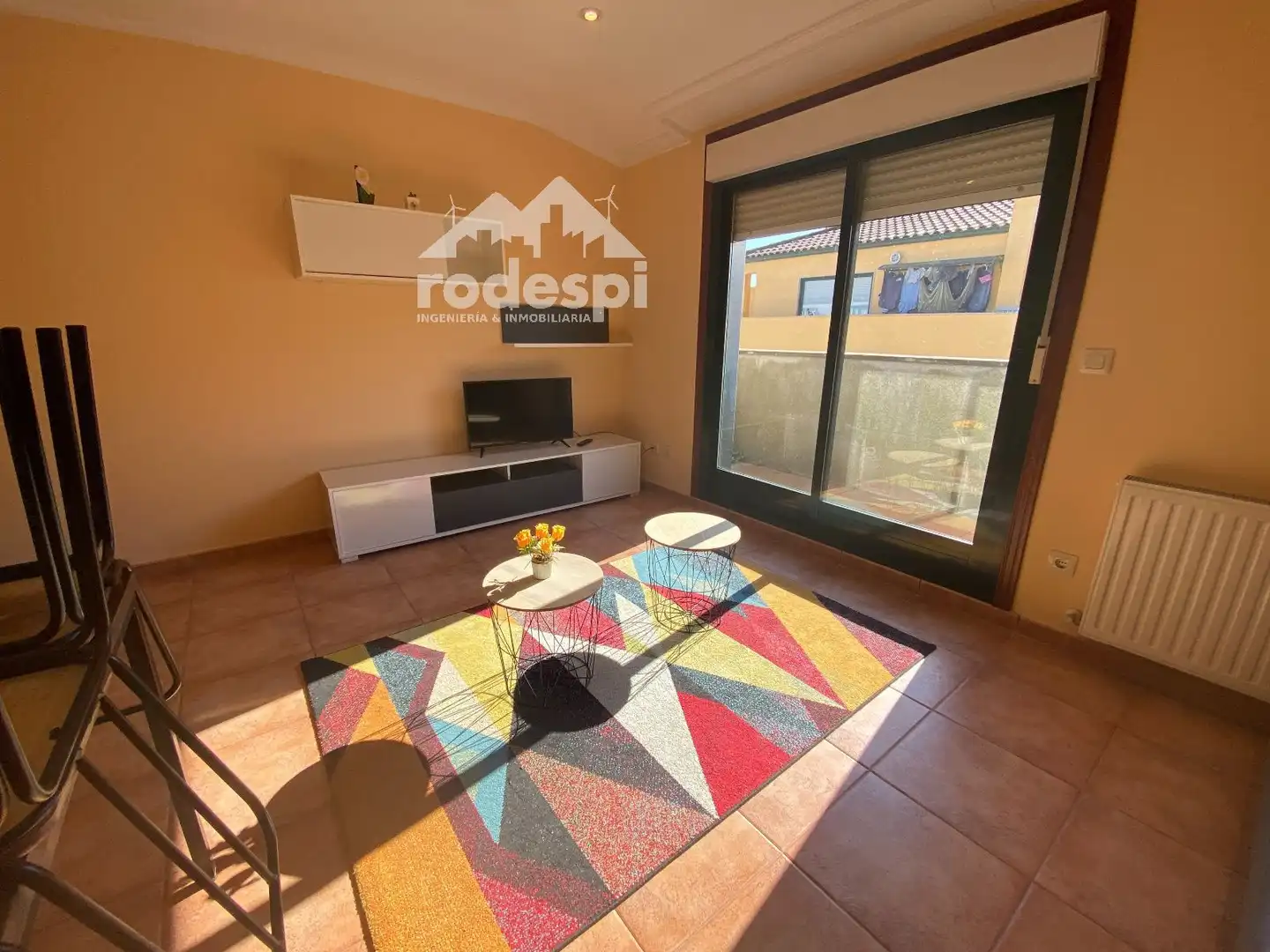Wohnzimmer von Wohnung zur Miete in A Cañiza   mit Heizung, Terrasse und Abstellraum