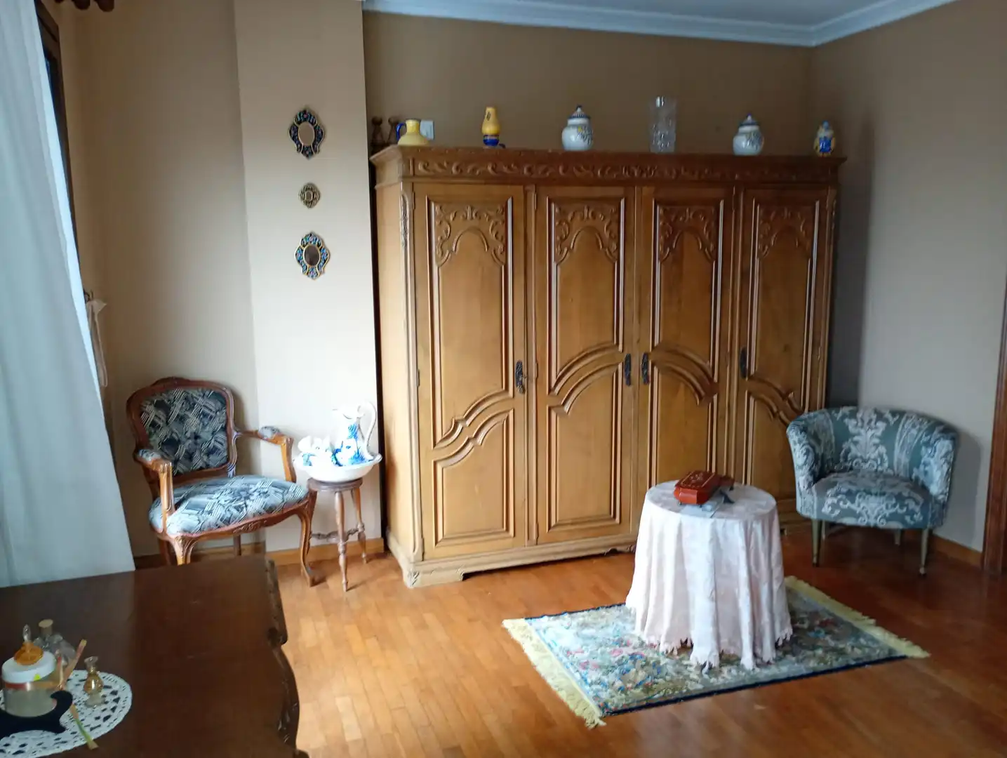 Dormitori de Casa adosada en venda en Gijón  amb Calefacció, Jardí privat i Terrassa