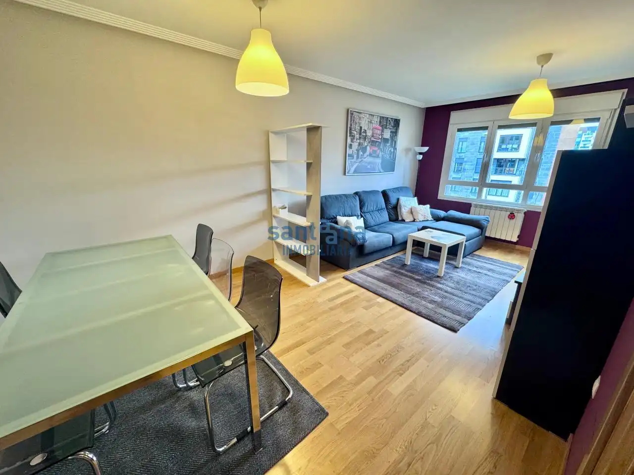 Living room of Apartments for rent in León Capital   with Heating, Parquet flooring and Terrace