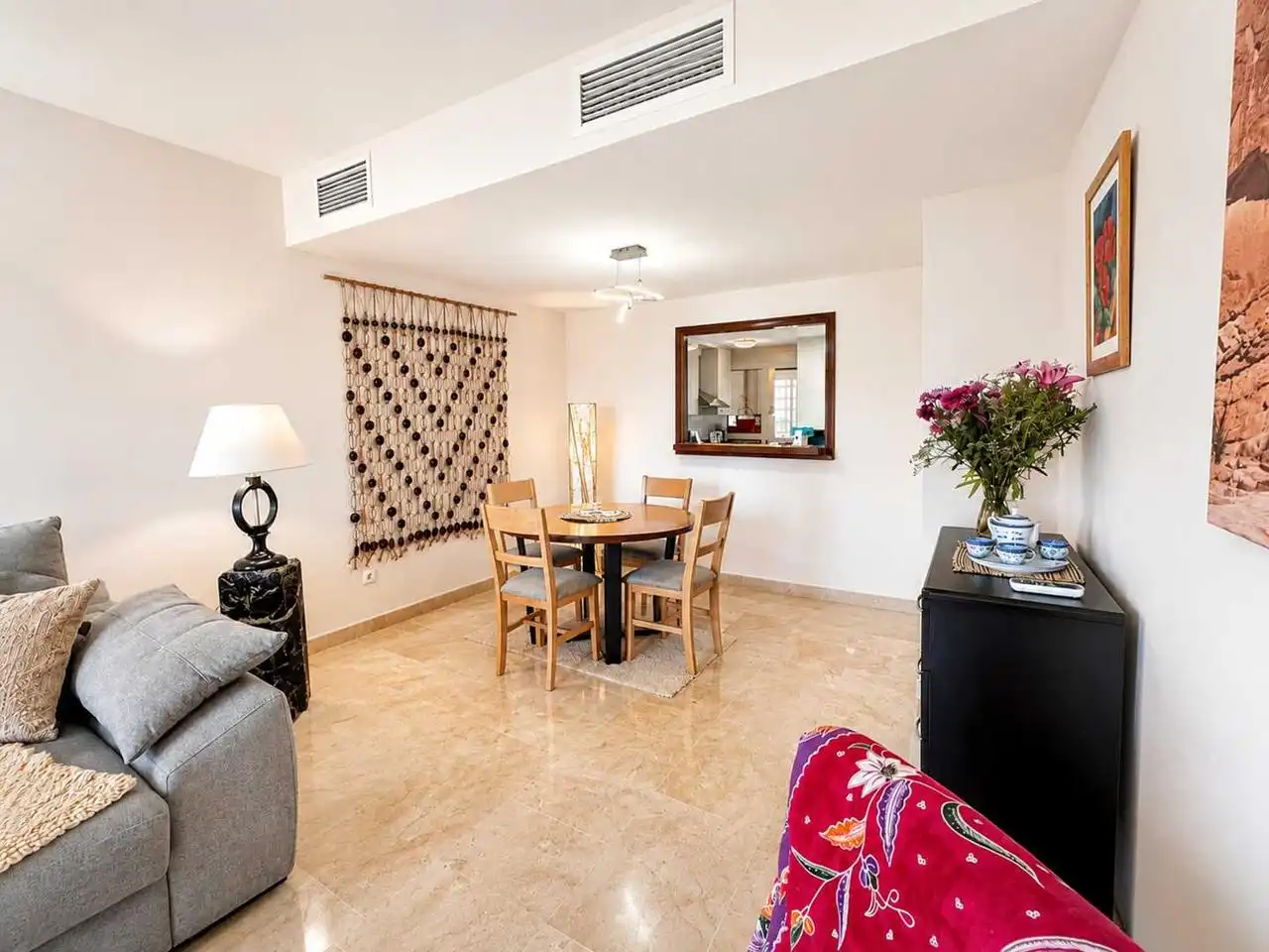 Comedor de Apartamento en venta en Manilva con Aire acondicionado, Calefacción y Terraza