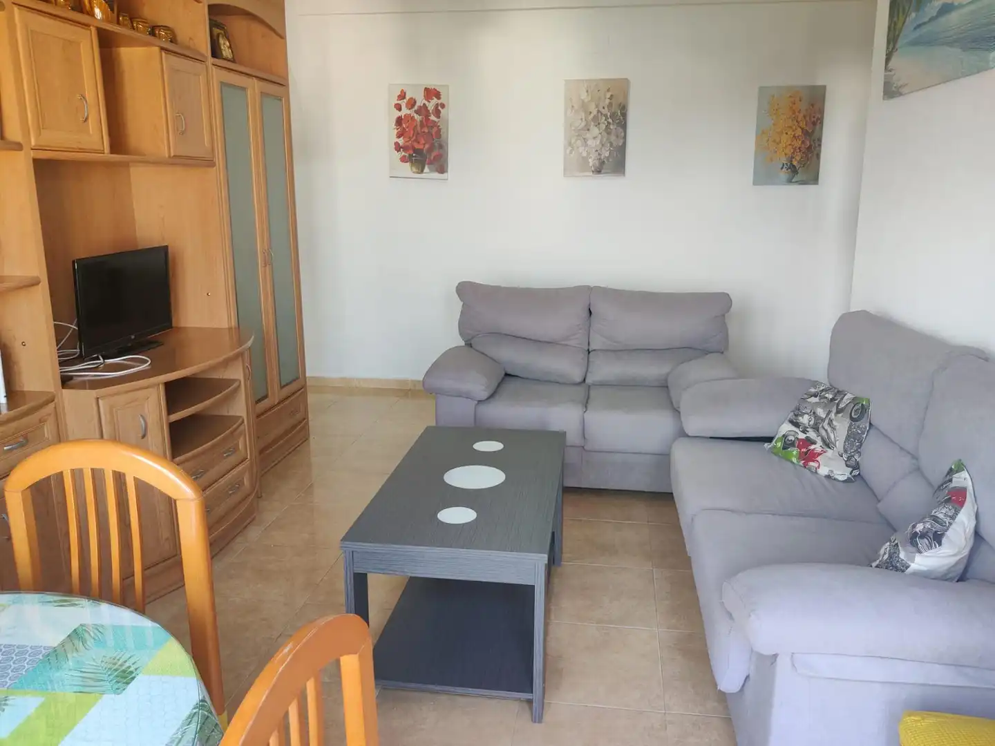 Living room of Flat for rent in El Vellón  with Heating, Terrace and Storage room