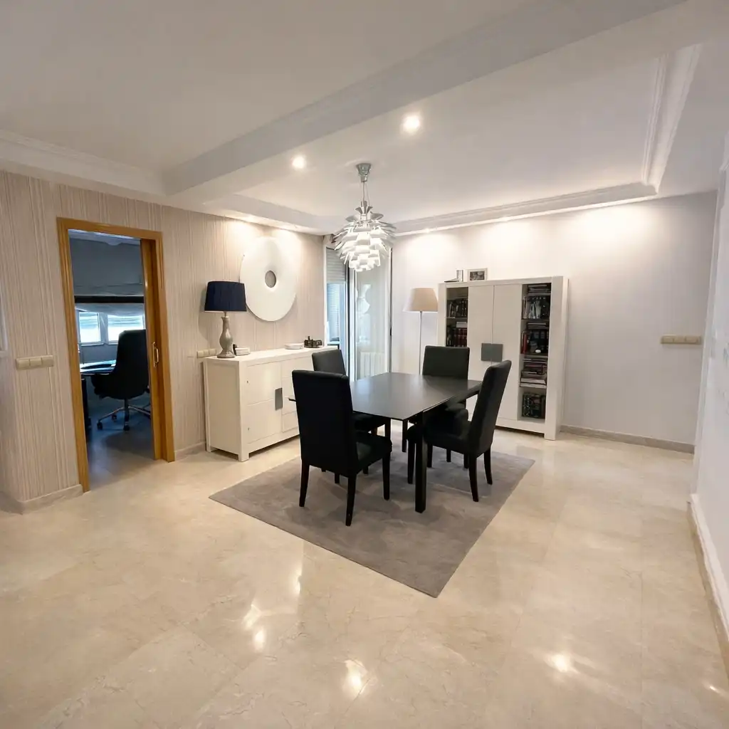 Esszimmer von Wohnung zum Verkauf in Madrid mit Klimaanlage, Heizung und Privatgarten