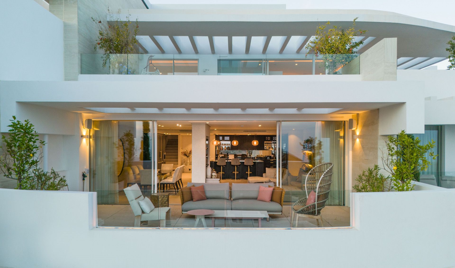 Terrace of Duplex for sale in Ojén  with Air Conditioner, Terrace and Swimming Pool