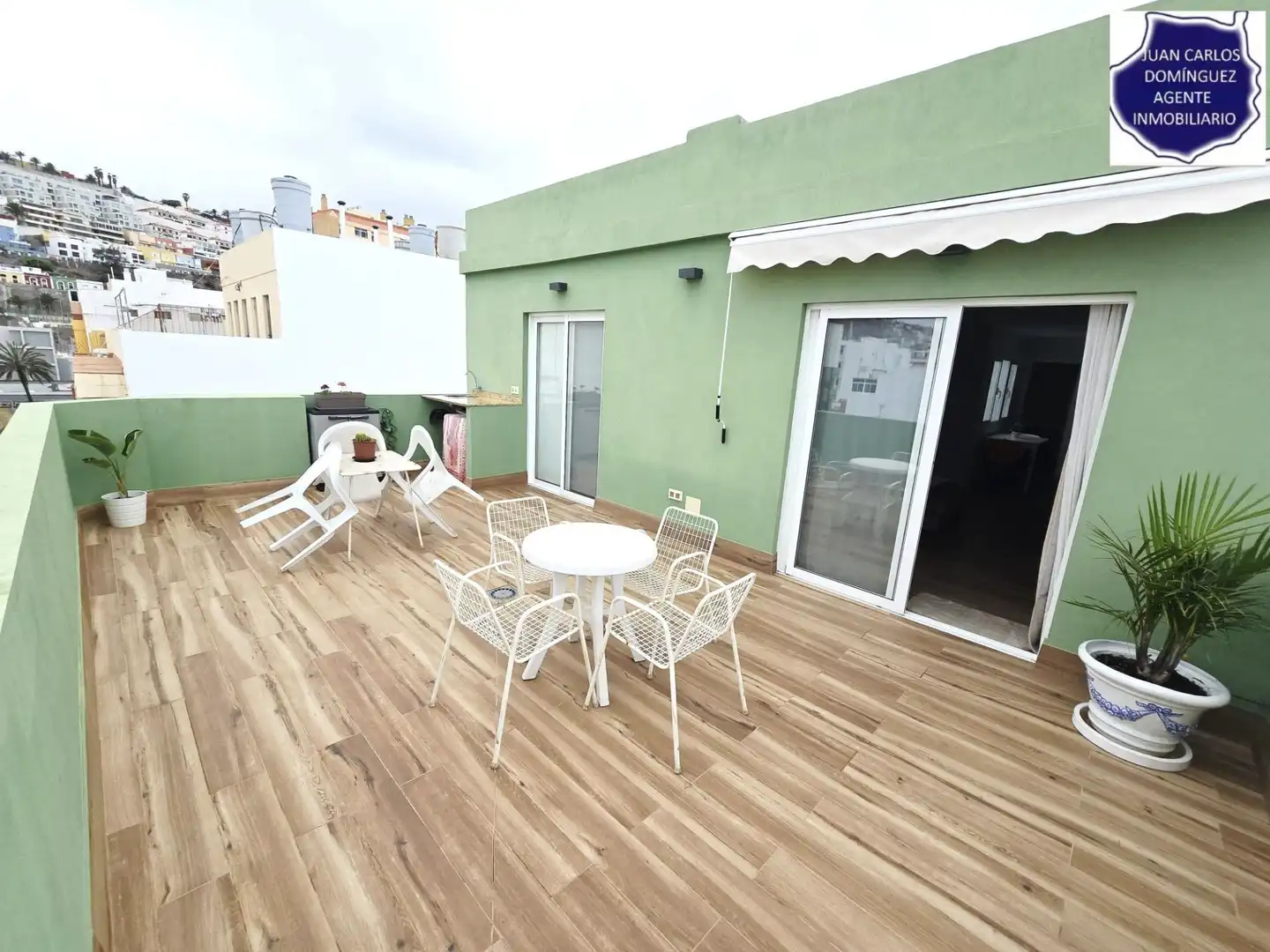 Terraza de Apartamento de alquiler en Las Palmas de Gran Canaria con Terraza y Amueblado