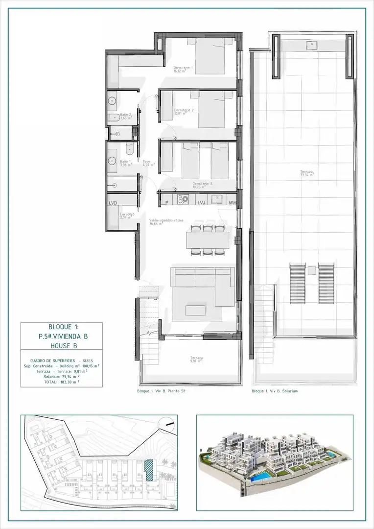 Apartamento con terraza en venta en Las Salinas, imagen 19