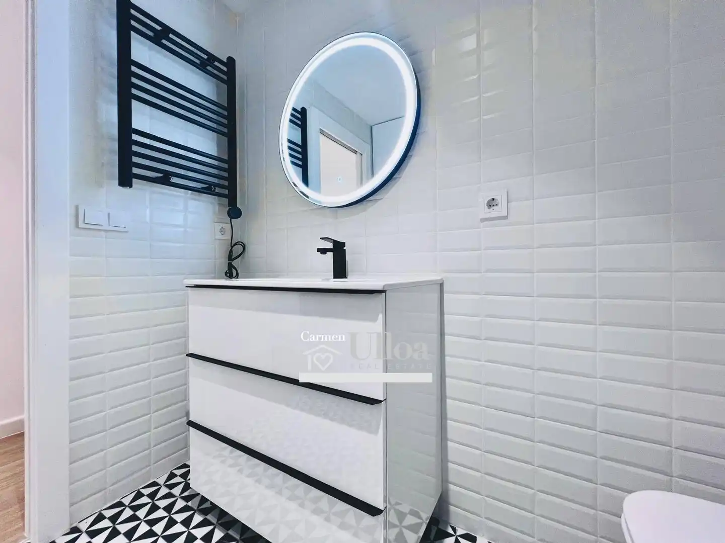 Badezimmer von Wohnung zur Miete in Alicante / Alacant mit Klimaanlage, Heizung und Terrasse