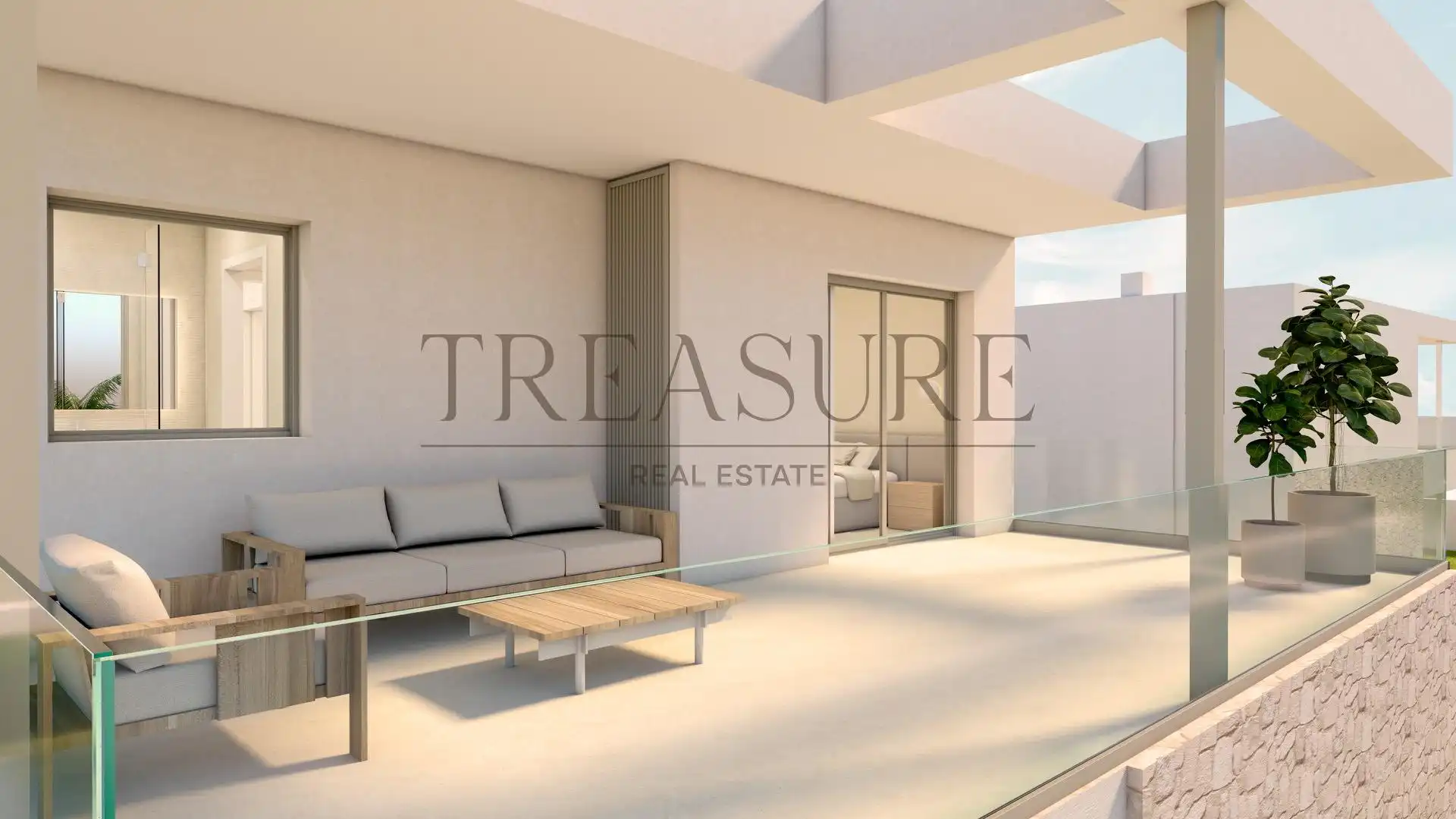 Terrassa de Casa o xalet en venda en Murcia amb Jardí privat, Terrassa i Piscina