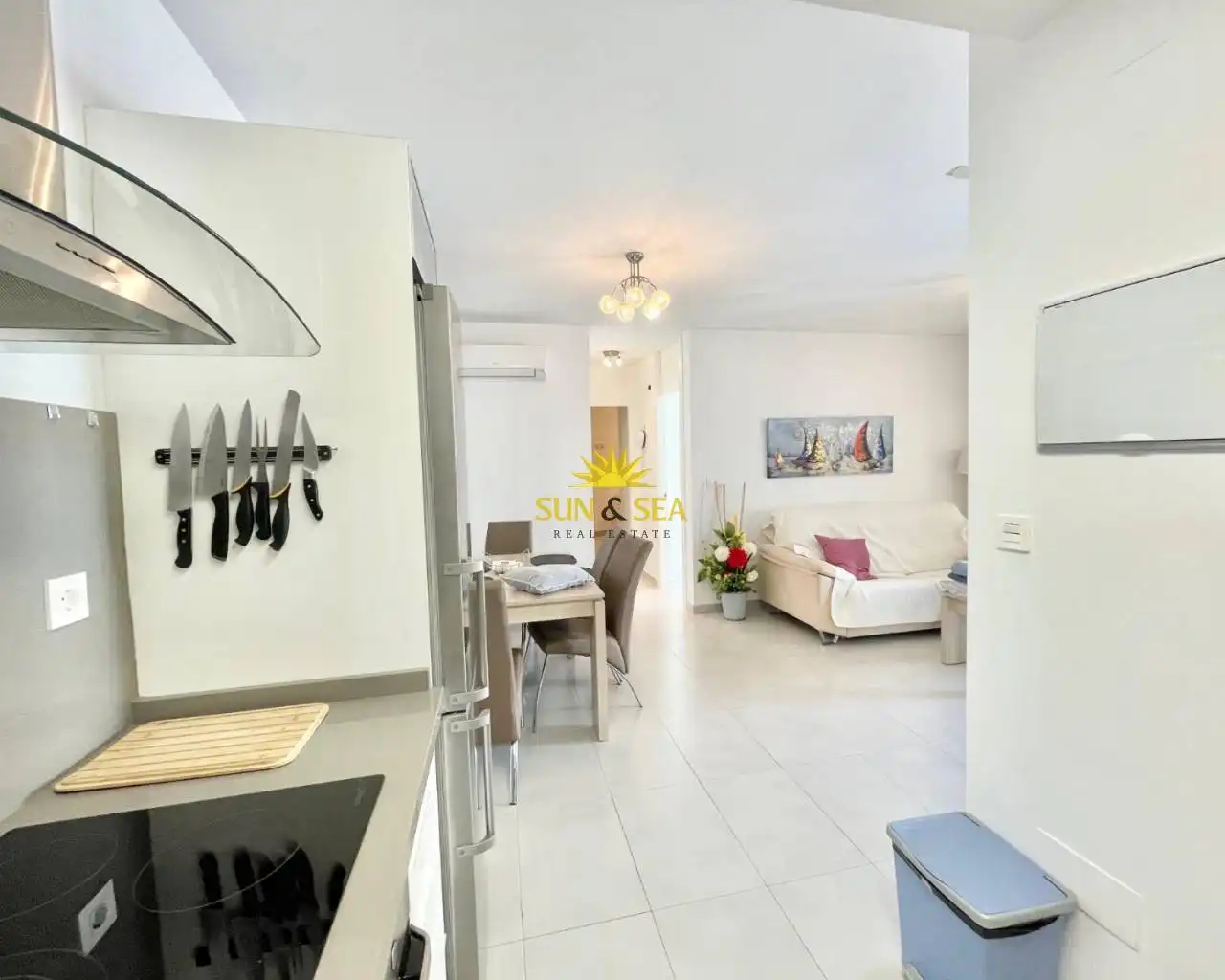 Cocina de Piso de alquiler en Pilar de la Horadada con Aire acondicionado, Calefacción y Terraza