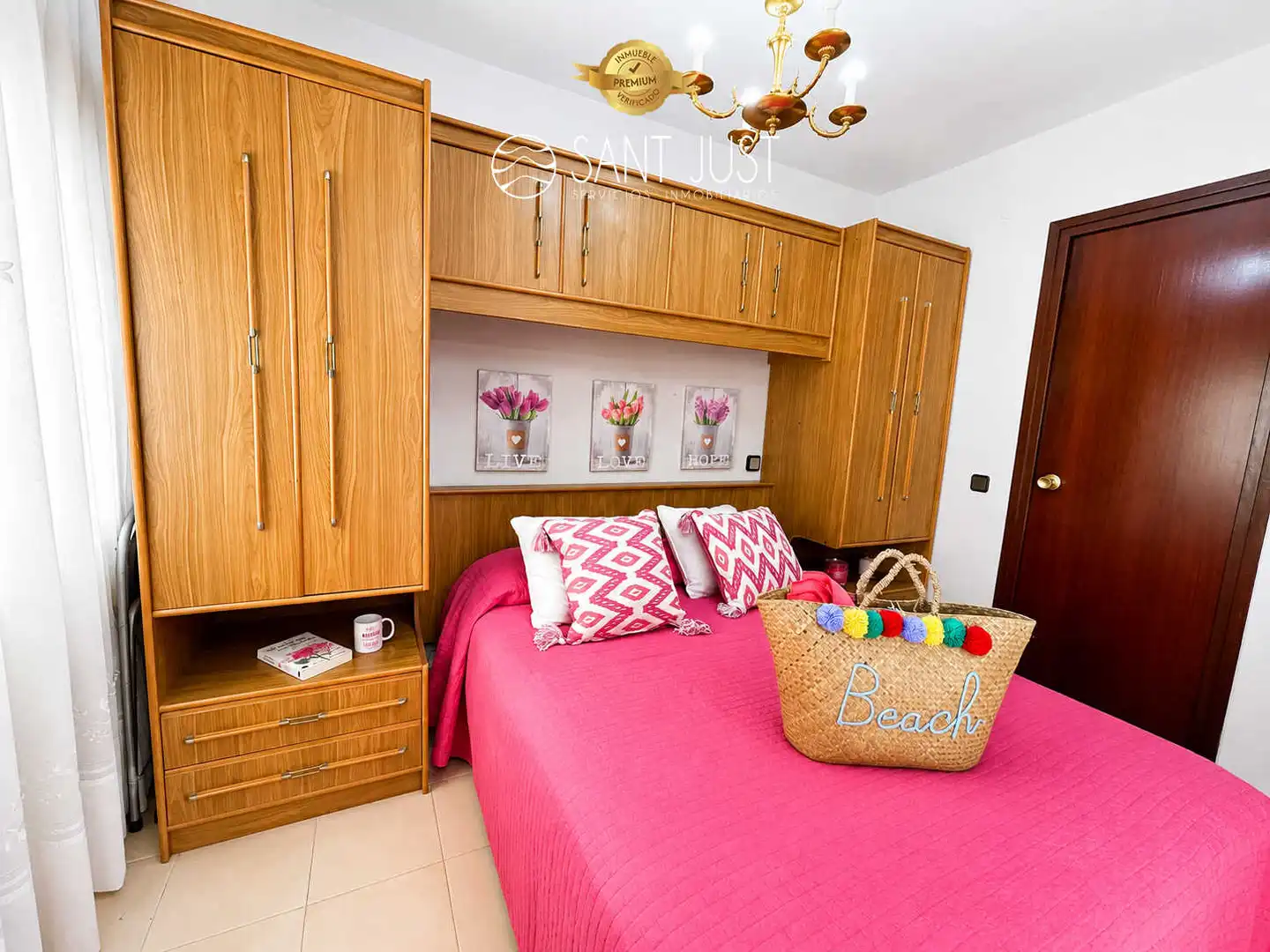 Schlafzimmer von Wohnungen zum Verkauf in Vila-seca mit Terrasse, Möbliert und Waschmaschine