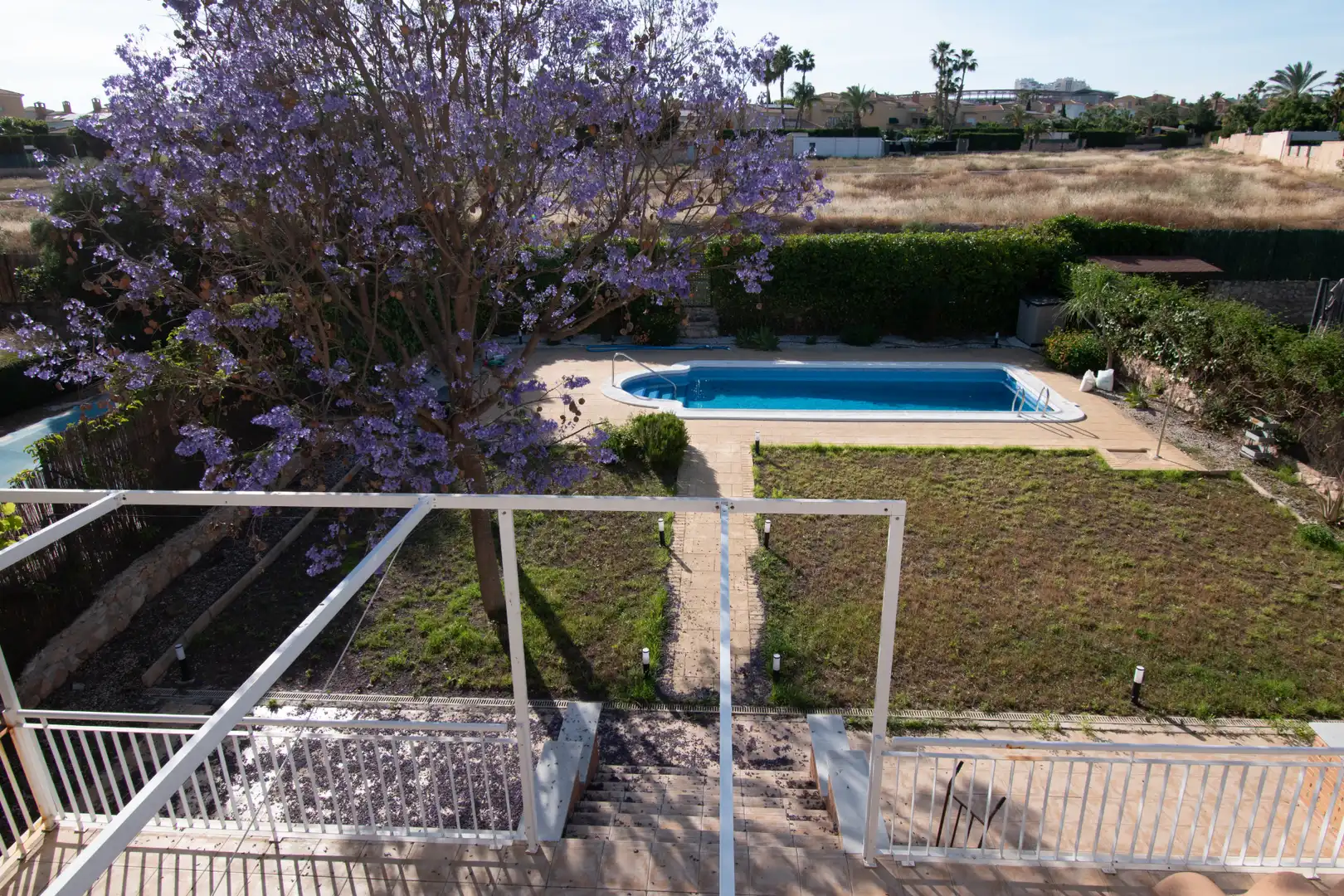 Piscina de Casa o chalet de alquiler en Murcia con Aire acondicionado, Calefacción y Jardín privado