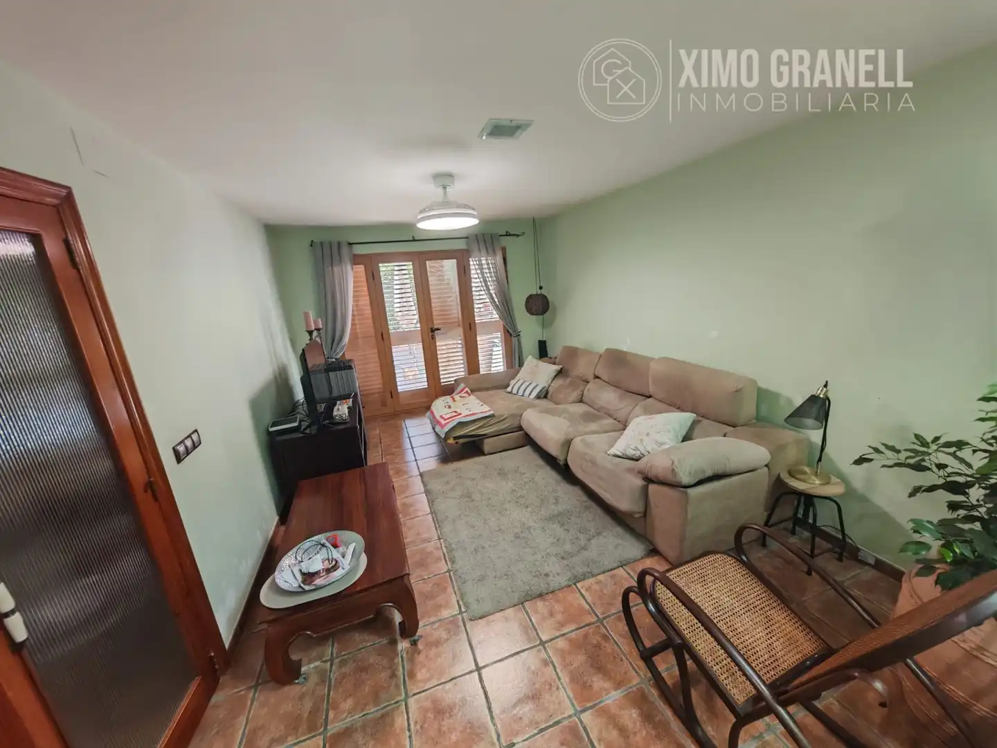 Sala d'estar de Casa o xalet en venda en Alfondeguilla amb Calefacció, Jardí privat i Terrassa