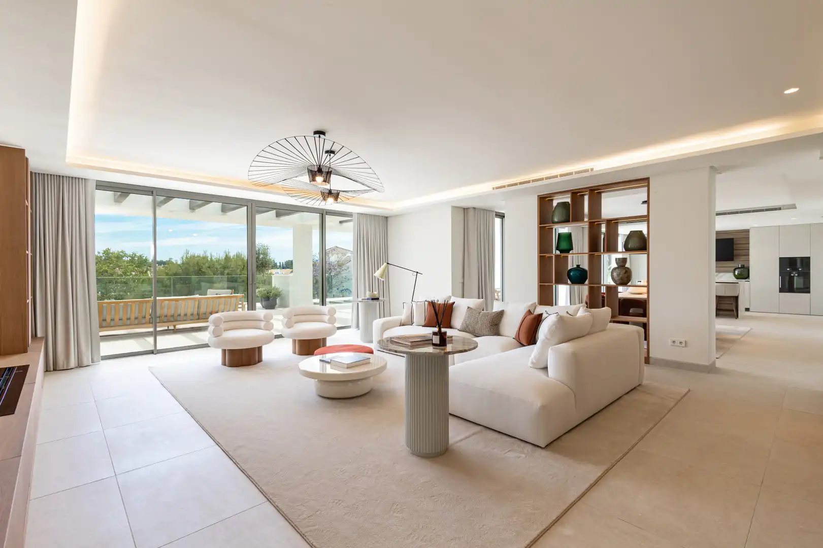 Sala d'estar de Àtic en venda en Marbella amb Aire condicionat, Calefacció i Terrassa