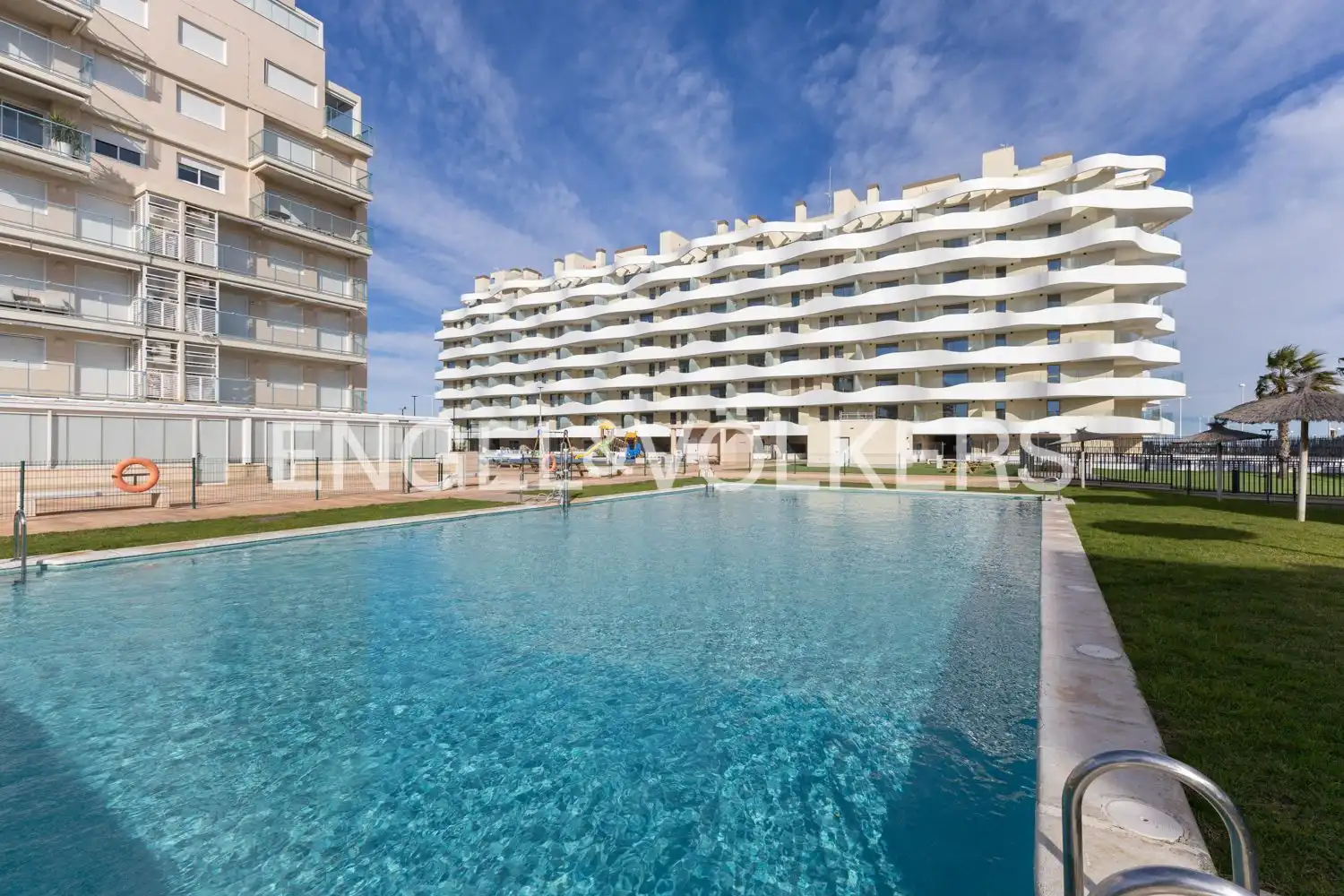 Swimming pool of Flat for rent in El Puig de Santa Maria  with Air Conditioner, Heating and Private garden