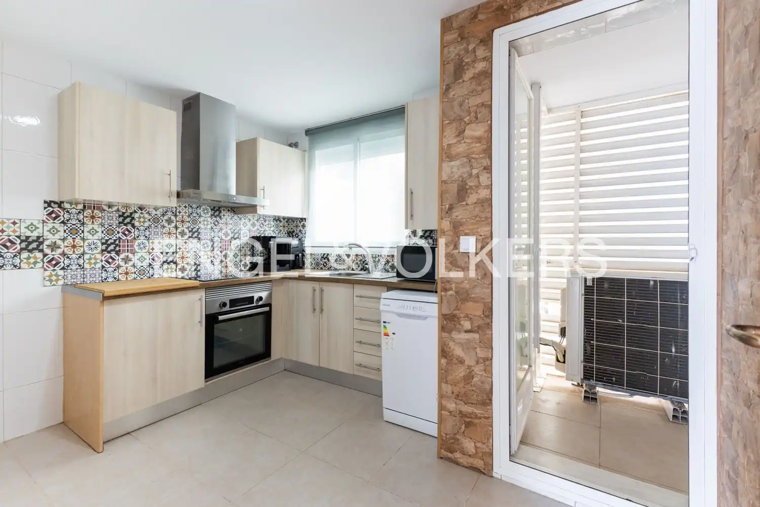 Kitchen of Flat for rent in Dénia  with Air Conditioner, Heating and Swimming Pool