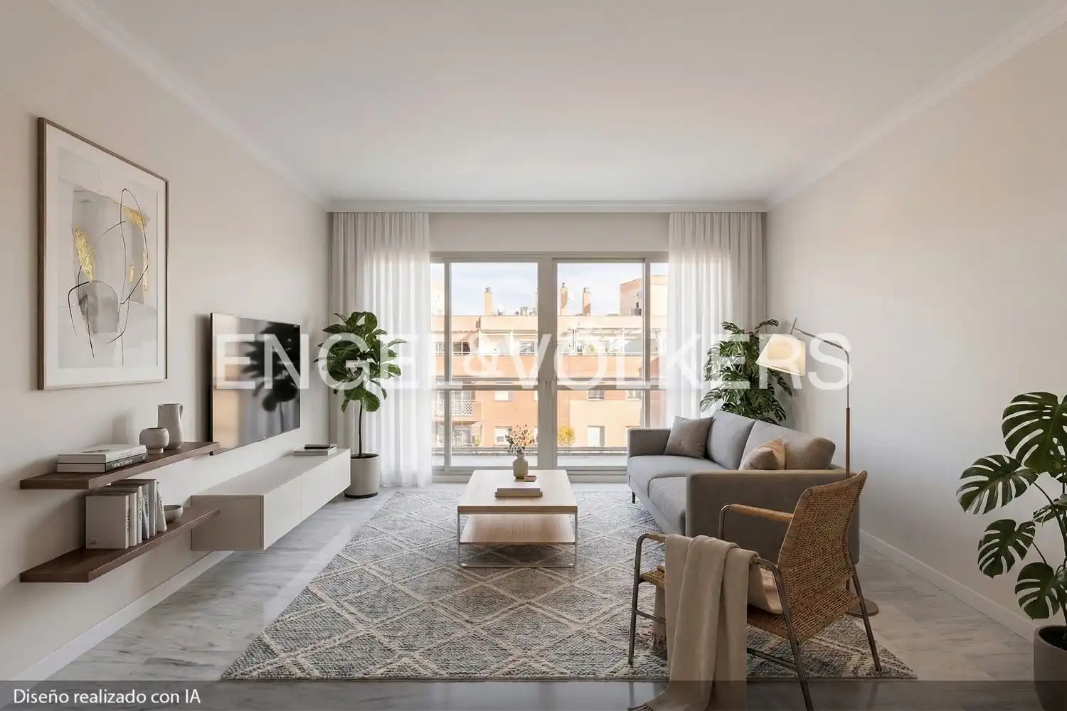 Living room of Flat for sale in Sevilla  with Air Conditioner, Heating and Terrace