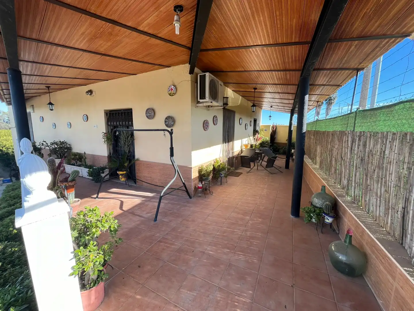Terraza de Finca rústica en venta en Palma del Río con Calefacción, Jardín privado y Terraza