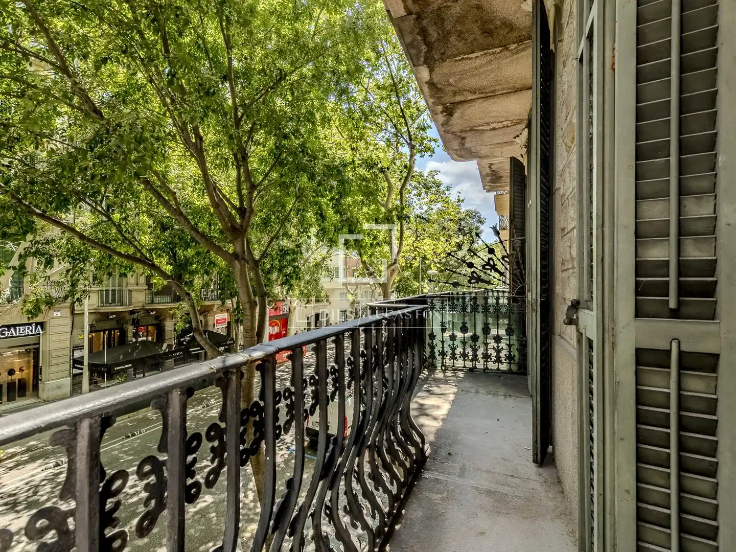 Balcony of Flat for sale in Barcelona  with Air Conditioner, Private garden and Terrace