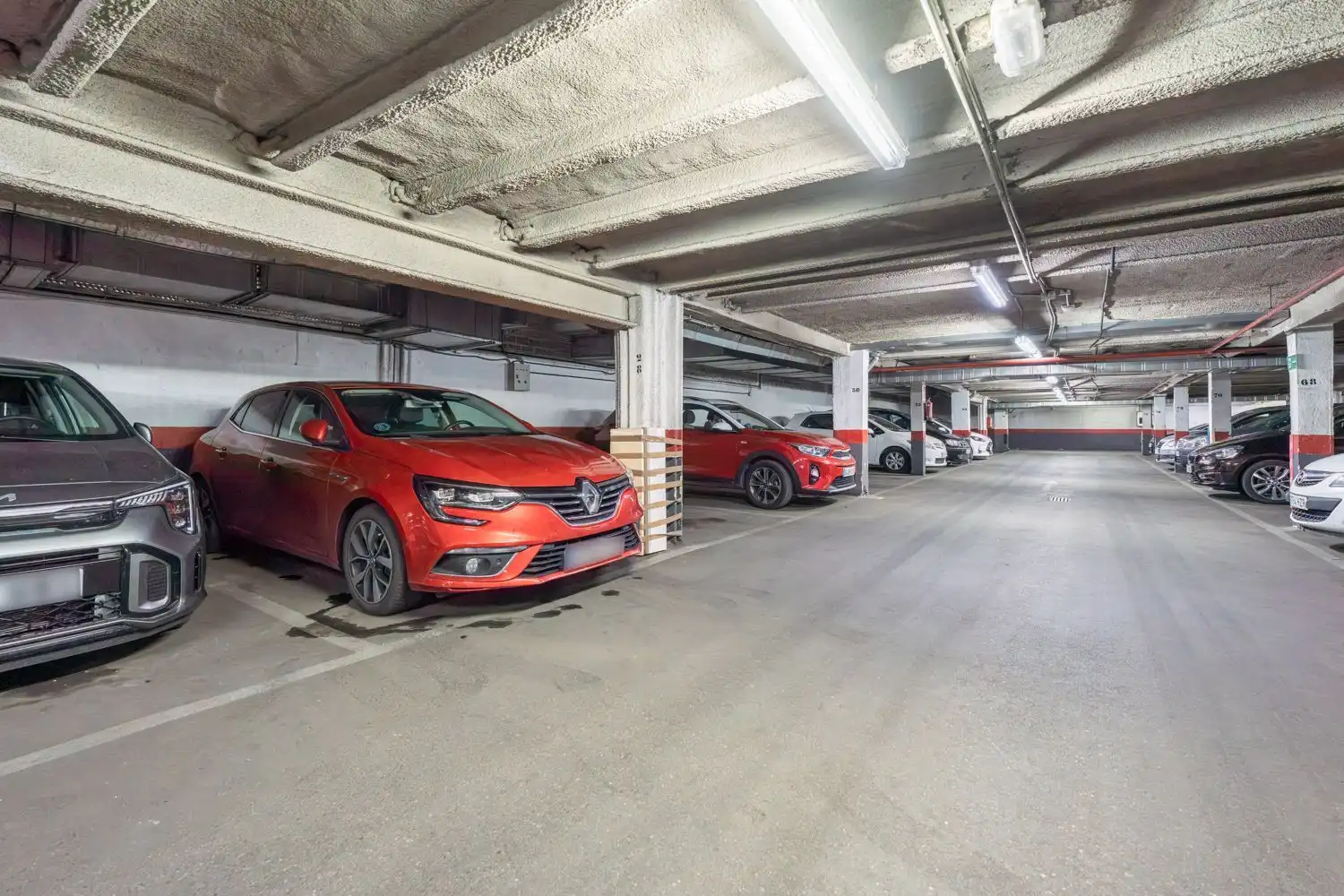 Parking of Flat for sale in Móstoles  with Heating and Terrace