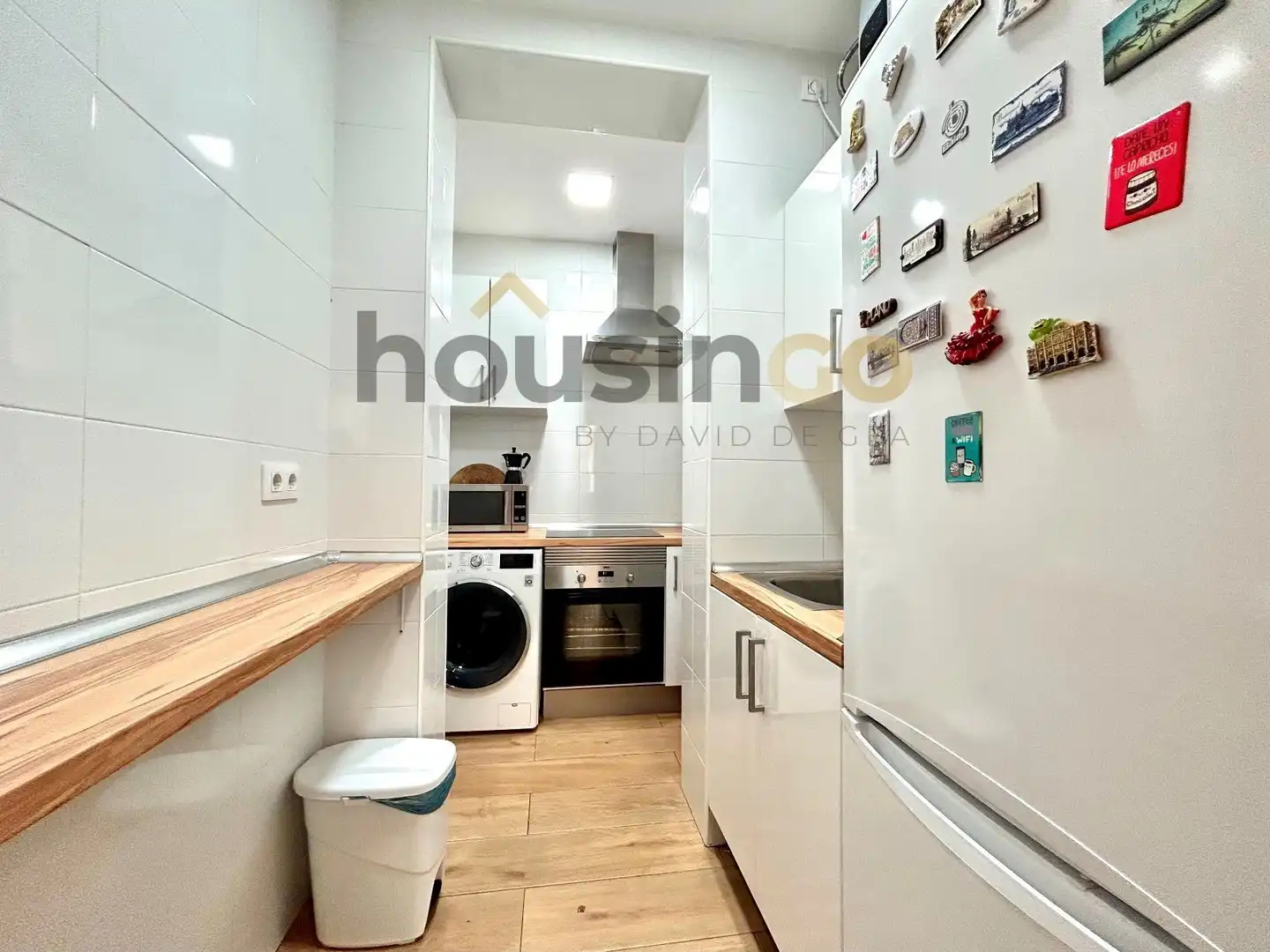 Küche von Wohnung zur Miete in Madrid mit Klimaanlage, Heizung und Möbliert