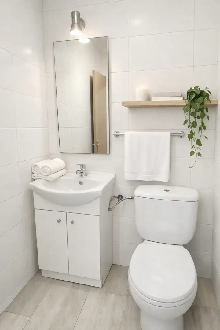 Bathroom of Flat for sale in Oviedo   with Heating, Parquet flooring and Terrace