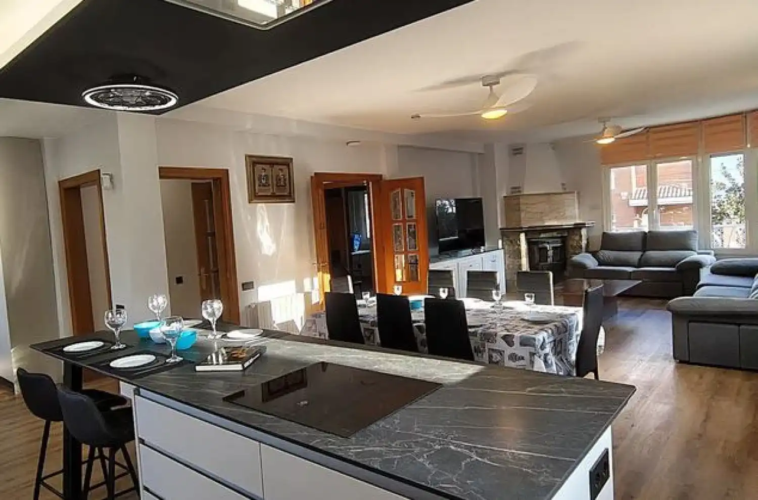Cocina de Casa o chalet de alquiler en Vacarisses con Aire acondicionado, Calefacción y Jardín privado