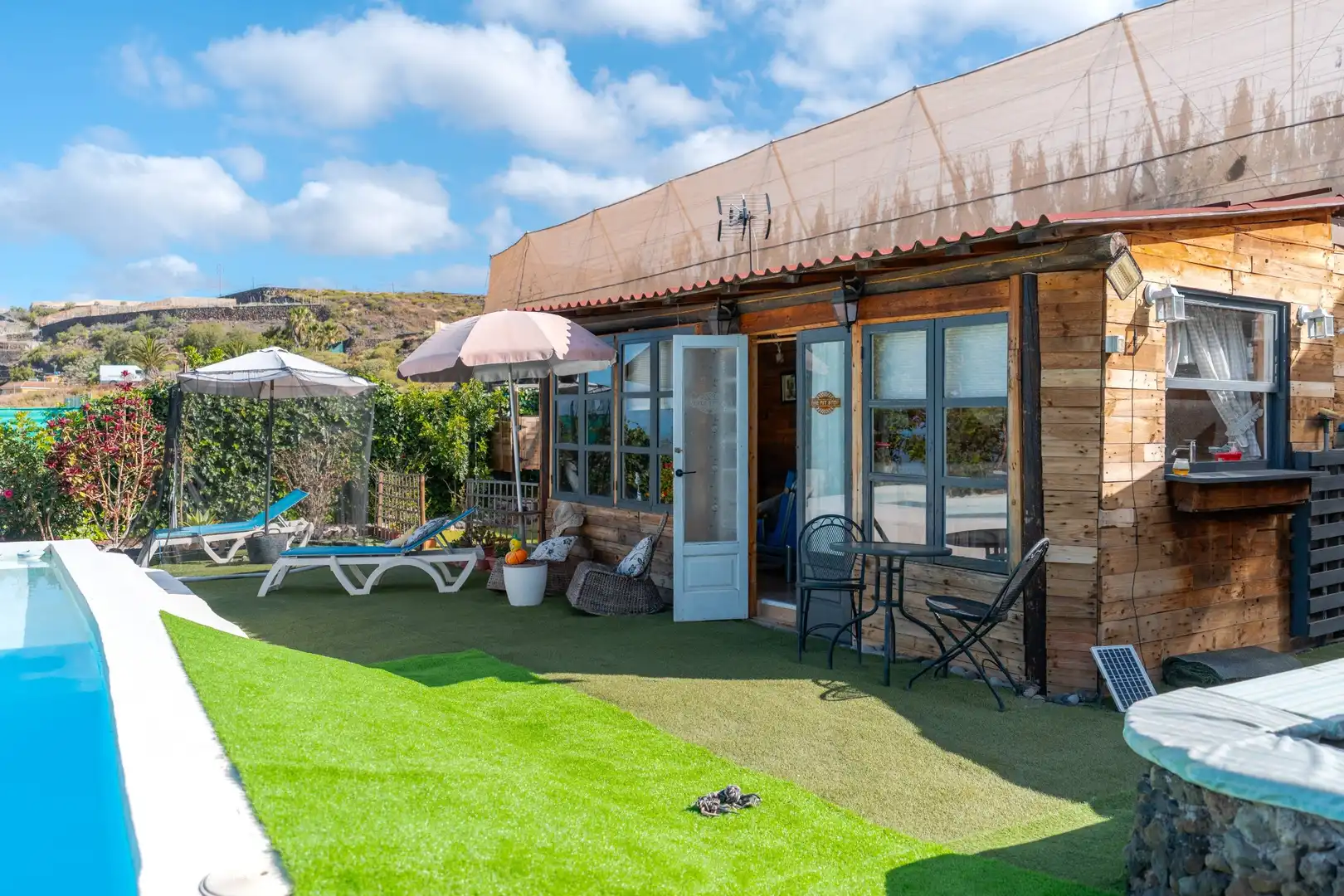 Terrace of Country homes for sale in Guía de Isora  with Swimming Pool