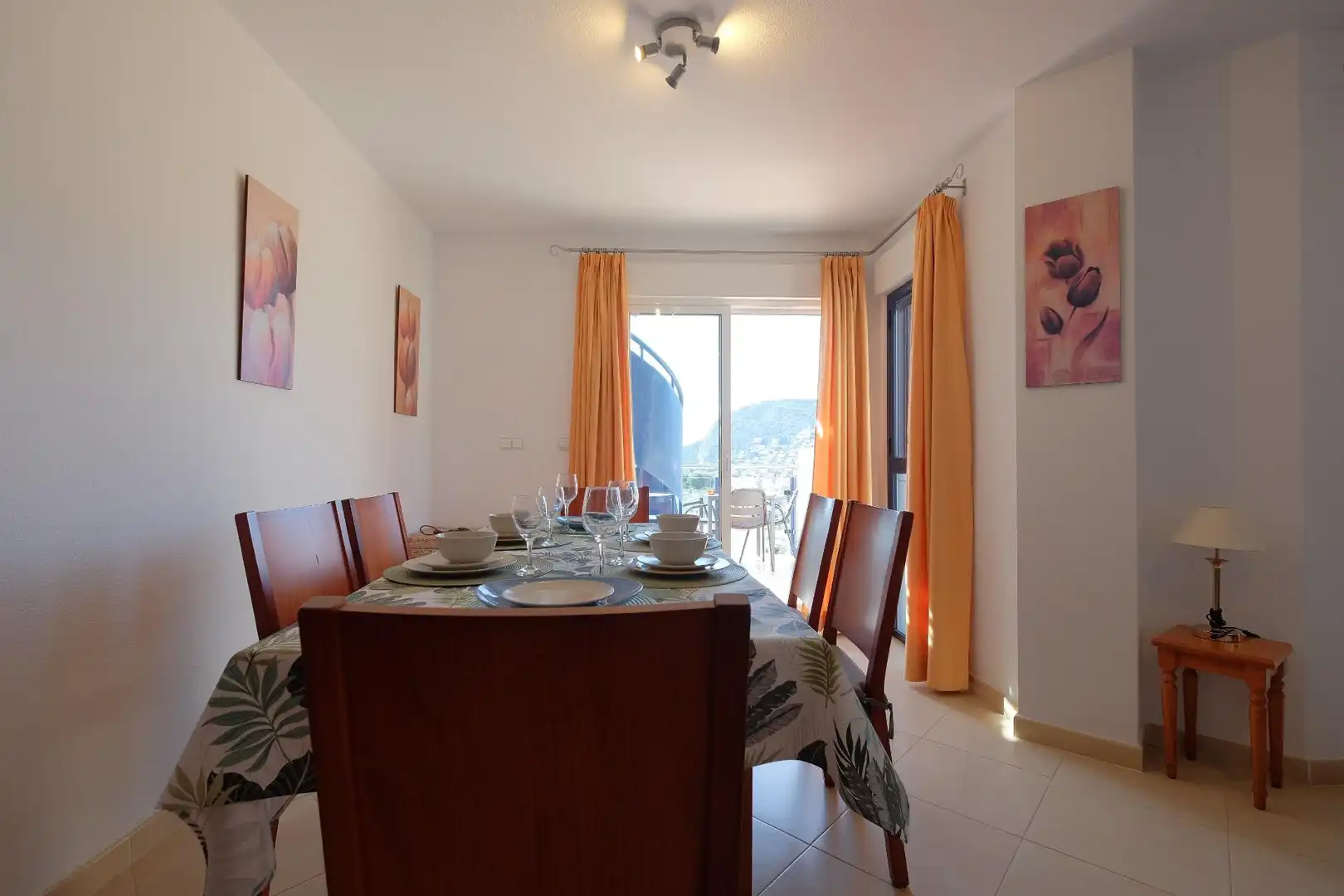 Dining room of Attic for sale in Calpe / Calp  with Air Conditioner, Heating and Private garden