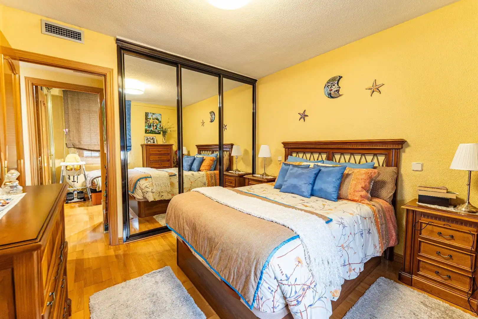 Schlafzimmer von Wohnung zum Verkauf in Fuenlabrada mit Klimaanlage, Heizung und Terrasse