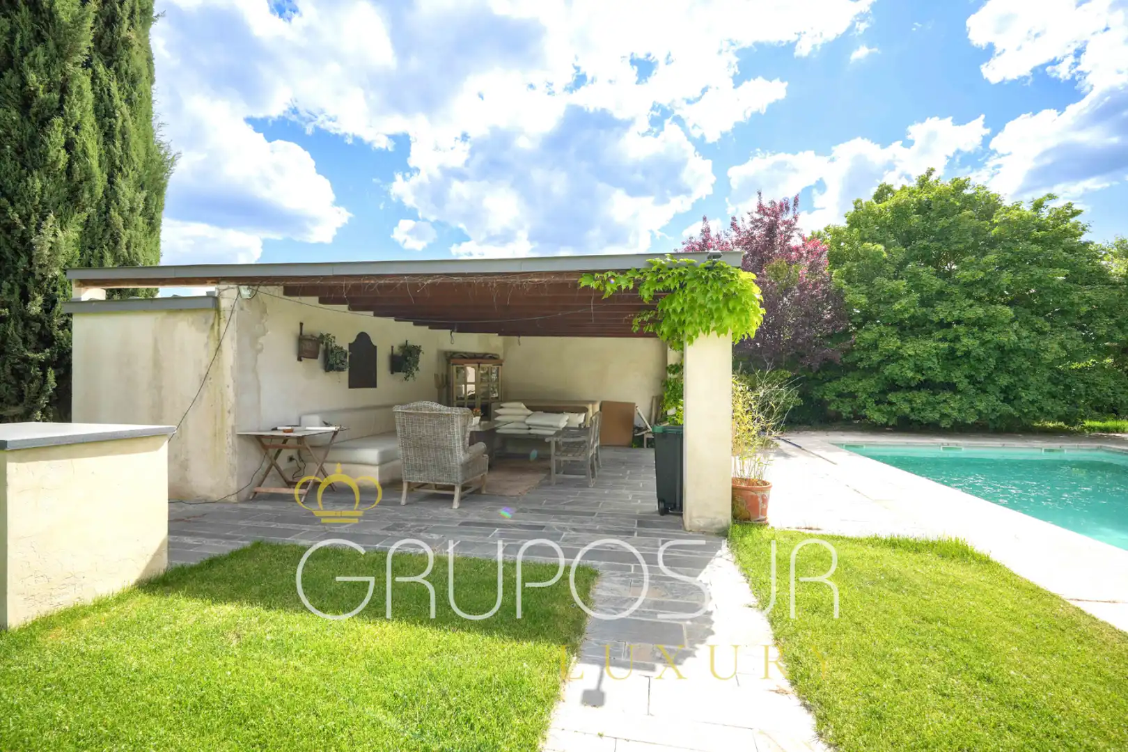 Garden of Houses for sale in Simancas  with Air Conditioner, Heating and Private garden
