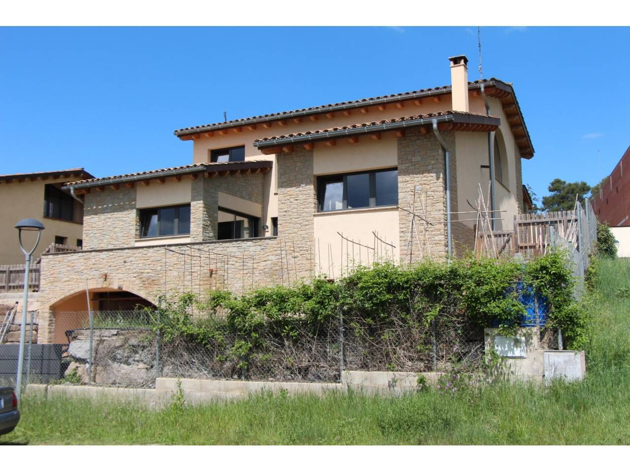 Vista exterior de Casa o xalet en venda en Castellterçol amb Calefacció, Jardí privat i Terrassa